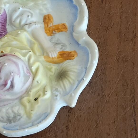 Vintage 3D Wall Art by Chase Victorian Lady Hand Painted Made in Japan - Picture 6 of 11